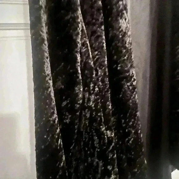 Connected Apparel Dark Brown Black Faux Fur Lightweight Swing Jacket Size Large‎ - Picture 3 of 9